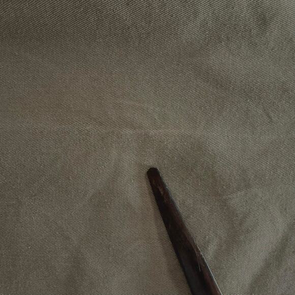 Ralph Lauren Chino Cotton Dinner Napkins Set of 7 Army Green Tan Vintage READ - Picture 4 of 8